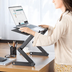 Ergonomische Verstelbare Laptopstandaard voor Gezonde Houding en Comfortabel Werken-Gadgets-DeWoonVallei-DeWoonVallei
