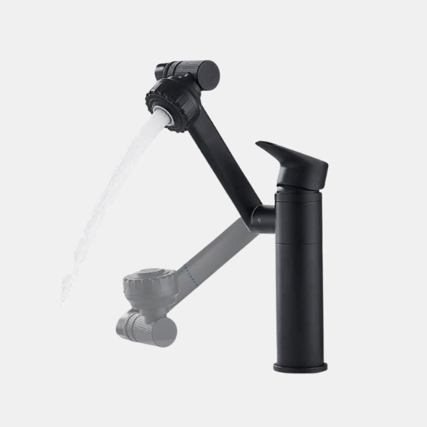 Flexibele 360° Kraan met Verstelbare Sprayfunctie voor Dagelijks Gemak-Kitchen-DeWoonVallei-Zwart-DeWoonVallei