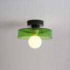 Franse Bauhaus Plafondlamp – Modernistische Elegantie met Warm Licht en Tijdloos Ontwerp-DeWoonVallei-Zwart/groen-DeWoonVallei