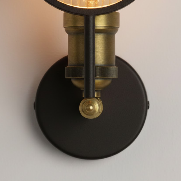 Fresnel Lens Wandlamp Messing Afwerking Diffuus Licht voor Gezellige Interieurs-Wall Light-DeWoonVallei-DeWoonVallei