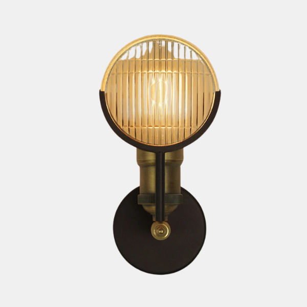 Fresnel Lens Wandlamp Messing Afwerking Diffuus Licht voor Gezellige Interieurs-Wall Light-DeWoonVallei-DeWoonVallei