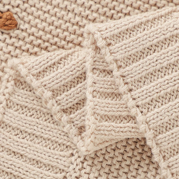 Gebreid Katoenen Baby Inbakerdoek met Kleurrijke Knopjes voor Zachte Comfort-Baby & Children-DeWoonVallei-DeWoonVallei