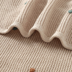 Gebreid Katoenen Baby Inbakerdoek met Kleurrijke Knopjes voor Zachte Comfort-Baby & Children-DeWoonVallei-DeWoonVallei