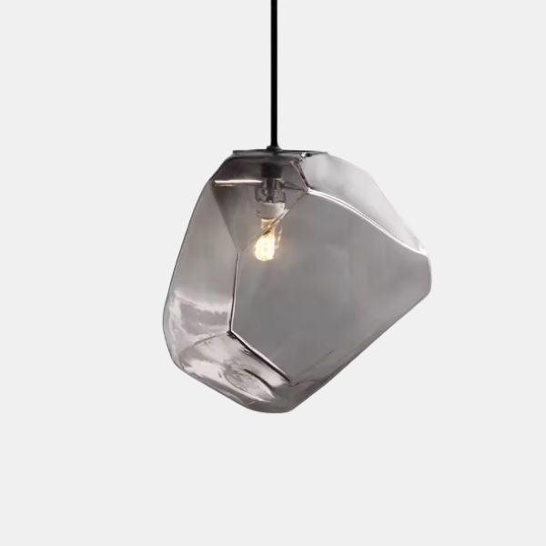 Gekleurde Glas Rock Hanglamp Plafondlamp Stijlvol Ontwerp met Warme Sfeer-Hanging Lamp-DeWoonVallei-DeWoonVallei