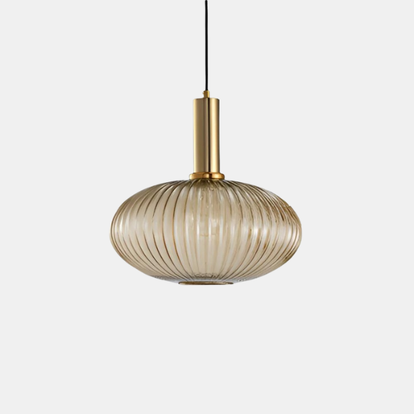 Gekleurde Glazen Hanglamp met Vintage Ontwerp en Sfeervolle Gloed-Pendant Lamp-DeWoonVallei-DeWoonVallei