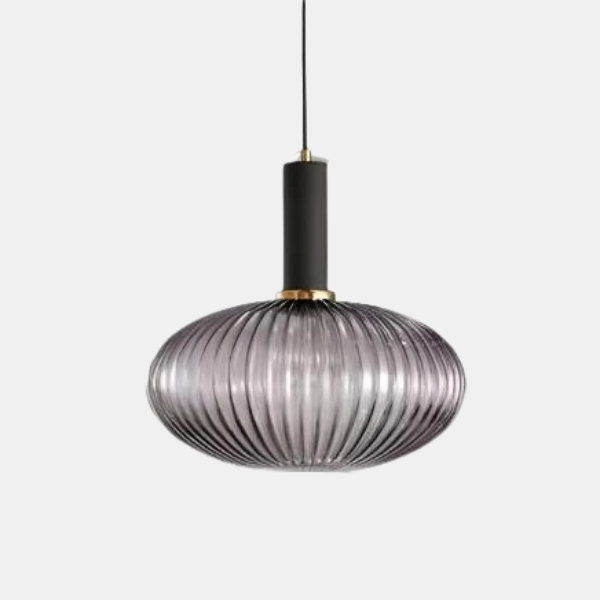 Gekleurde Glazen Hanglamp met Vintage Ontwerp en Sfeervolle Gloed-Pendant Lamp-DeWoonVallei-DeWoonVallei