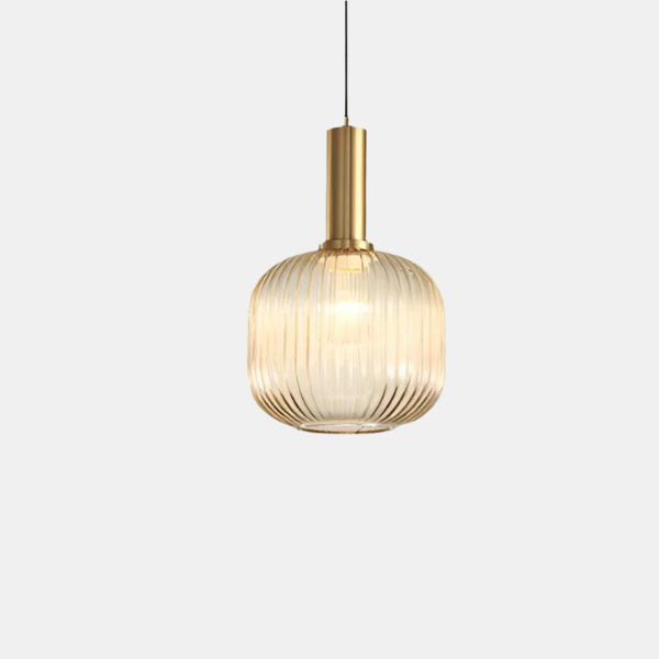 Gekleurde Glazen Hanglamp met Vintage Ontwerp en Sfeervolle Gloed-Pendant Lamp-DeWoonVallei-DeWoonVallei