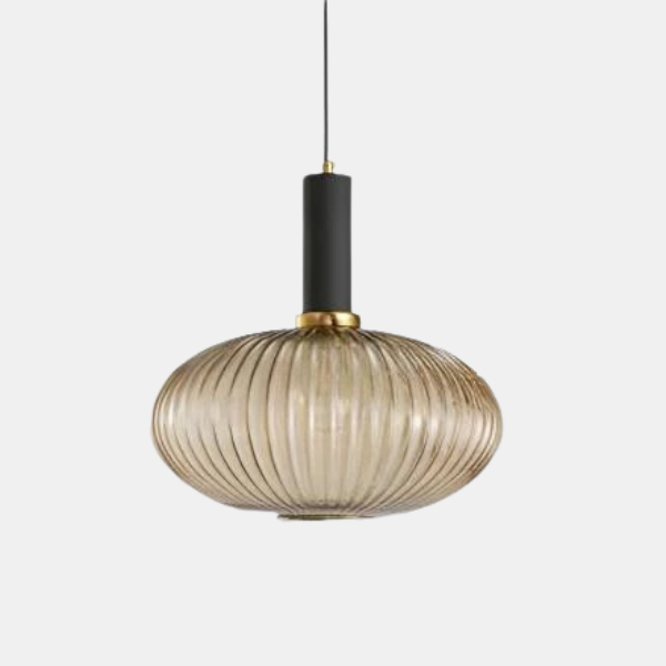 Gekleurde Glazen Hanglamp met Vintage Ontwerp en Sfeervolle Gloed-Pendant Lamp-DeWoonVallei-DeWoonVallei