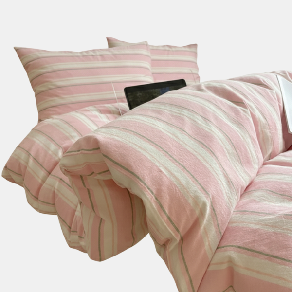 Geometrisch Katoenen Dekbedovertrek Set Zacht Ademend Comfort voor Slaapkamer-Bedding-DeWoonVallei-Koningin 200x220 cm-A-DeWoonVallei