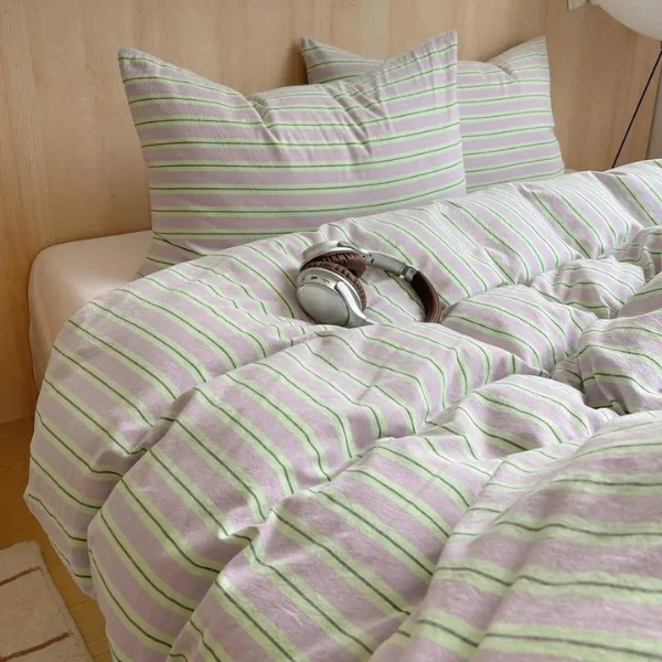 Geometrisch Katoenen Dekbedovertrek Set Zacht Ademend Comfort voor Slaapkamer-Bedding-DeWoonVallei-Koningin 200x220 cm-G-DeWoonVallei