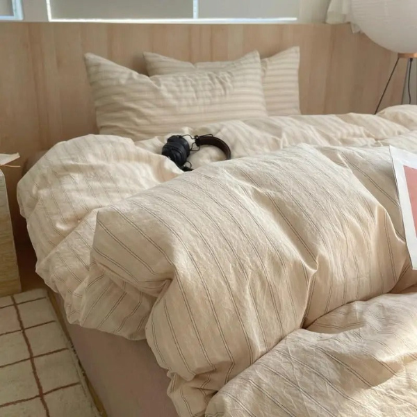 Geometrisch Katoenen Dekbedovertrek Set Zacht Ademend Comfort voor Slaapkamer-Bedding-DeWoonVallei-Koningin 200x220 cm-P-DeWoonVallei