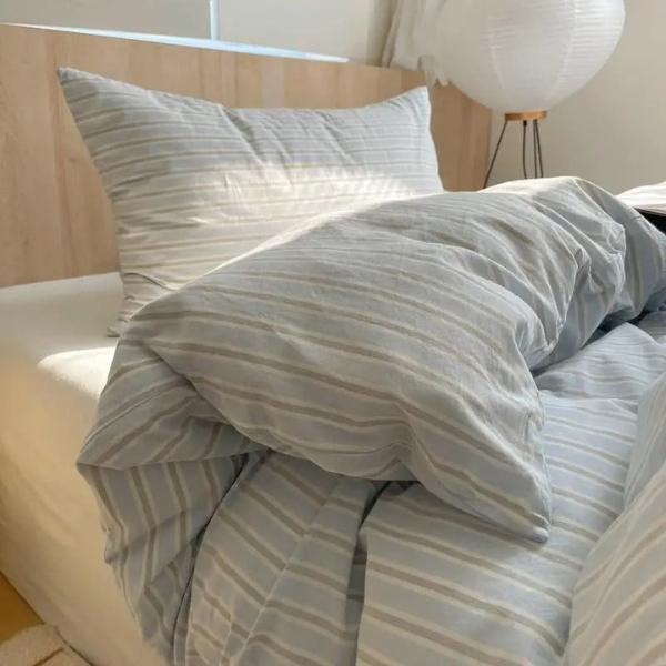 Geometrisch Katoenen Dekbedovertrek Set Zacht Ademend Comfort voor Slaapkamer-Bedding-DeWoonVallei-Koningin 200x220 cm-Z-DeWoonVallei