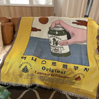 Gezellig Cartoon Kombucha Tapijt voor Sfeervol en Warm Thuis-Throw Blankets-DeWoonVallei-DeWoonVallei