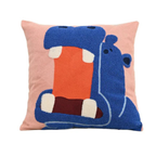 Gezellige Nordic Dieren Kussensloop Geborduurd Zacht Woonaccessoire-Cushion Cover-DeWoonVallei-Hema-DeWoonVallei