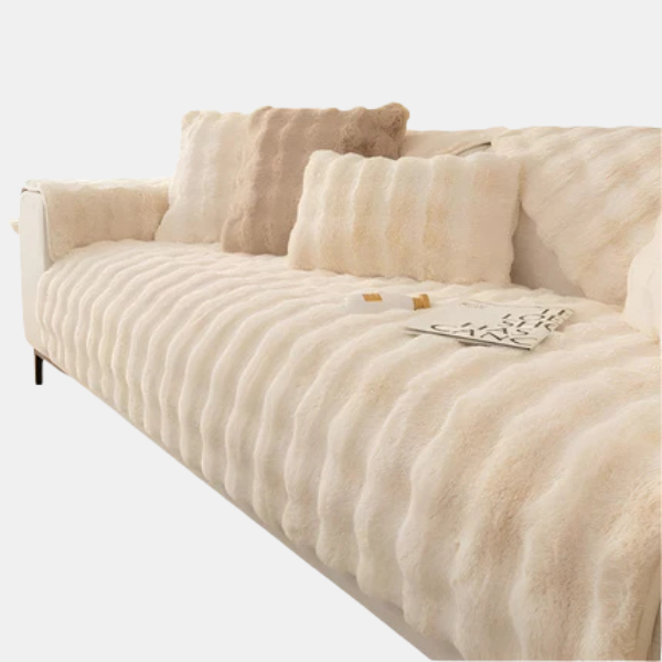 Gezellige Pluche Bankhoes Zacht Antislip Beschermend Voor Woonkamermeubilair-Dekens-DeWoonVallei-DeWoonVallei