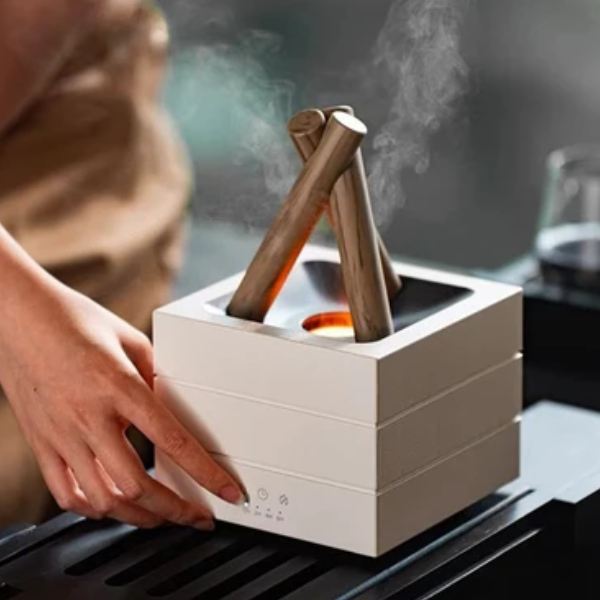 Gezellige Vlam Aroma Diffuser met Ultrasone Geurmist voor Ontspanning-Diffuser-DeWoonVallei-DeWoonVallei