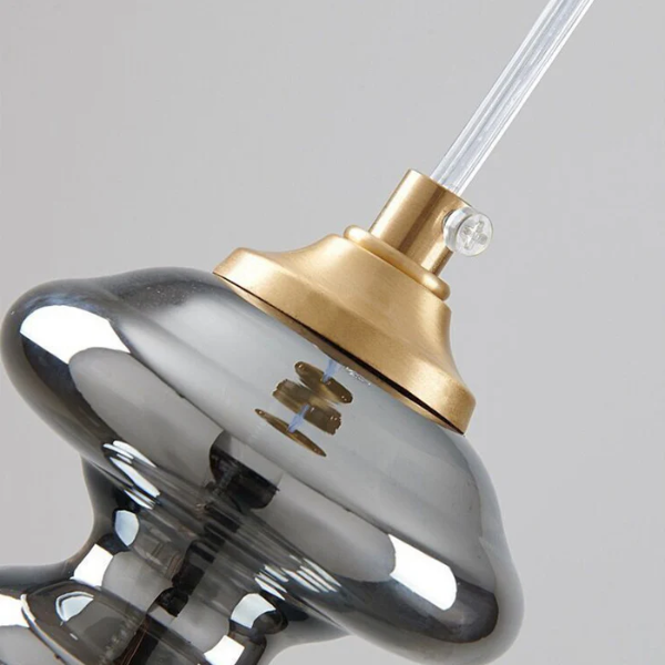 Glas Hanglamp Sterrenhemel Stijl met Verstelbare Kleur en Hoogte-Hanging Lamp-DeWoonVallei-DeWoonVallei