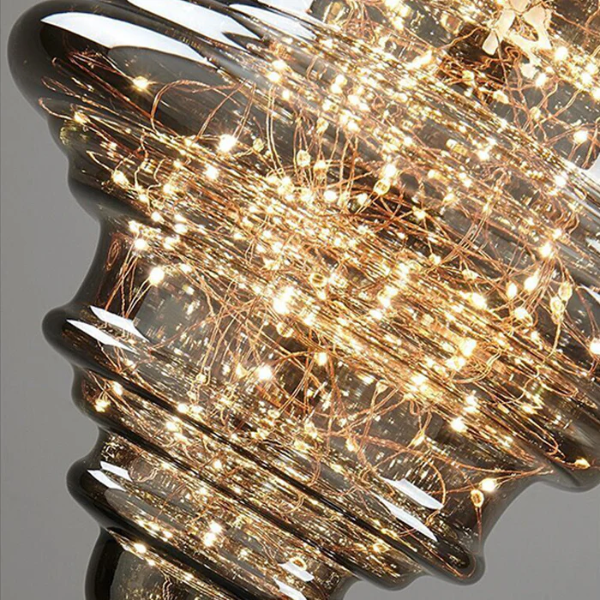 Glas Hanglamp Sterrenhemel Stijl met Verstelbare Kleur en Hoogte-Hanging Lamp-DeWoonVallei-DeWoonVallei