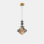 Glas Hanglamp Sterrenhemel Stijl met Verstelbare Kleur en Hoogte-Hanging Lamp-DeWoonVallei-E-DeWoonVallei