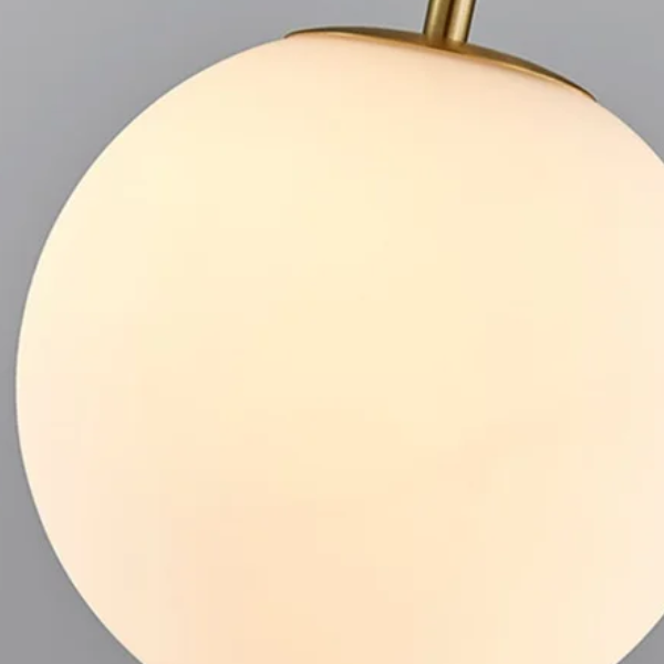 Glazen Bol Hanglamp Mid-Century Modern Stijl Elegante Sfeer-Hanging Lamp-DeWoonVallei-DeWoonVallei