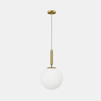 Glazen Bol Hanglamp Mid-Century Modern Stijl Elegante Sfeer-Hanging Lamp-DeWoonVallei-J-150-A-Warm Wit-DeWoonVallei