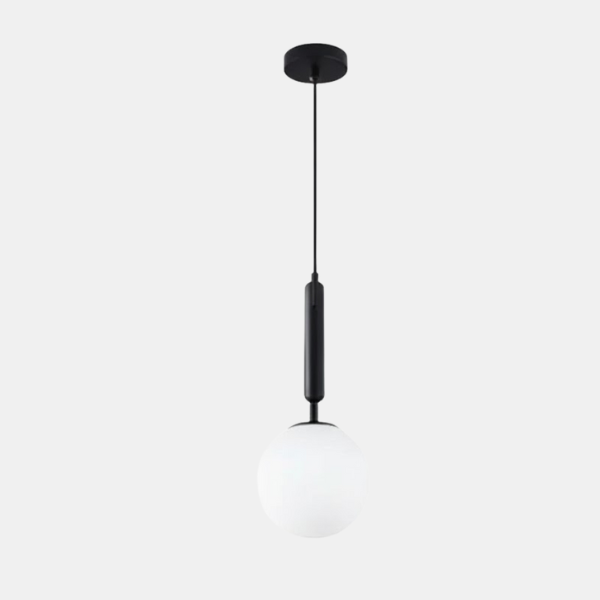 Glazen Bol Hanglamp Mid-Century Modern Stijl Elegante Sfeer-Hanging Lamp-DeWoonVallei-K-200-Warm Wit-DeWoonVallei