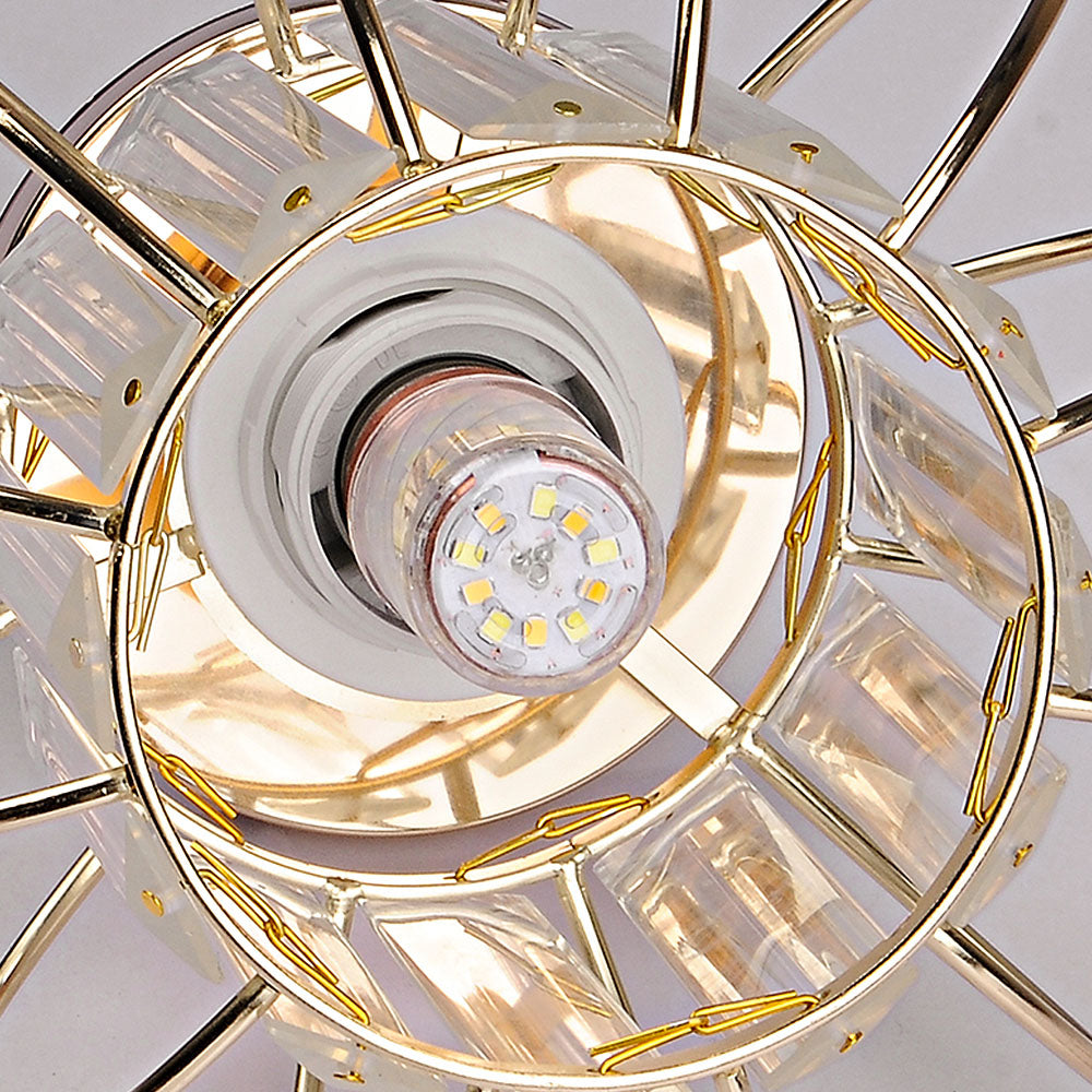 Glazen Hanglamp – Moderne Plafondlamp met IJzeren Frame en Glazen Kap-Ceiling Light-DeWoonVallei-DeWoonVallei