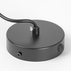 Glazen Hanglamp – Tijdloze Moderne Plafondlamp met Elegant IJzeren Frame en Ronde Glazen Kap-Lamp-DeWoonVallei-DeWoonVallei