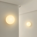 Glazen Wandlamp met Warm Licht en Minimalistisch Design-DeWoonVallei-DeWoonVallei