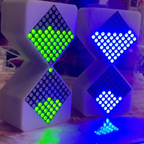 Gloeiende LED Glazen Zandloper Moderne Stijl voor Nauwkeurige Tijdwaarneming-Decor-DeWoonVallei-DeWoonVallei