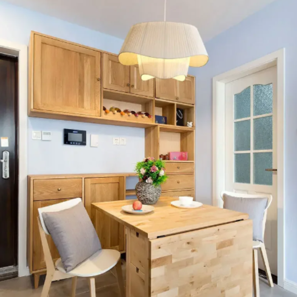 Golf Stoffen Dubbele Lampenkap Plafondlamp Elegante Zachte Verlichting voor Elke Kamer-Hanging Lamp-DeWoonVallei-DeWoonVallei