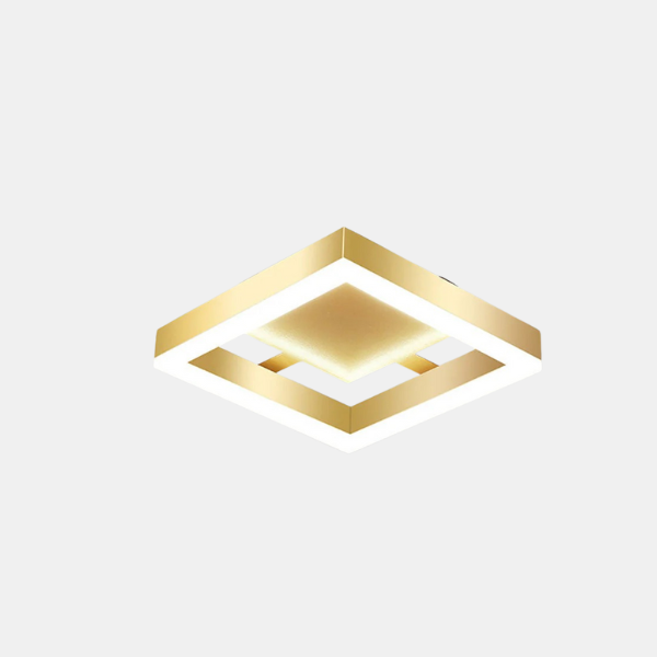 Gouden Moderne LED Plafondlamp met Energiezuinig Ontwerp-Ceiling Light-DeWoonVallei-DeWoonVallei