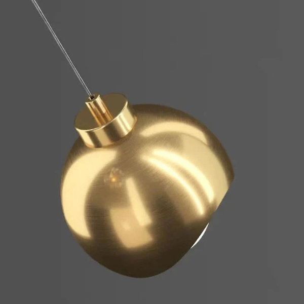 Gouden Nordische Hanglamp Zachte Sfeer voor Elegante Woningen-Hanging Lamp-DeWoonVallei-DeWoonVallei