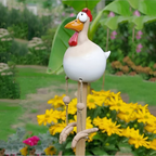Grote-Ogen Haan Tuinbeeld Weerbestendig Resin Decoratief Beeld-Decor-DeWoonVallei-DeWoonVallei