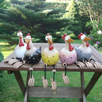 Grote-Ogen Haan Tuinbeeld Weerbestendig Resin Decoratief Beeld-Decor-DeWoonVallei-DeWoonVallei