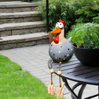 Grote-Ogen Haan Tuinbeeld Weerbestendig Resin Decoratief Beeld-Decor-DeWoonVallei-DeWoonVallei