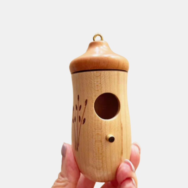 Handgemaakt Houten Vogelnesthuis Hangende Tuin en Balkondecoratie voor Kleine Vogels-DeWoonVallei-A-DeWoonVallei