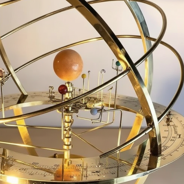 Handgemaakt Koperen Zonnestelsel Orrery Model Vintage Display voor Thuis en Studie-Decoration-DeWoonVallei-DeWoonVallei