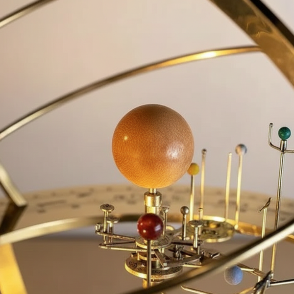 Handgemaakt Koperen Zonnestelsel Orrery Model Vintage Display voor Thuis en Studie-Decoration-DeWoonVallei-DeWoonVallei