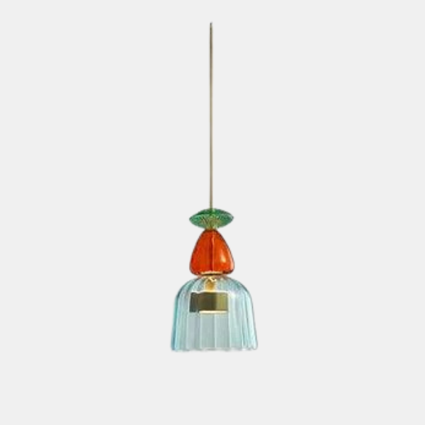 Handgemaakte Glazen Fluit Hanglamp Elegante Moderne Verlichting voor Thuis-Hanging Lamp-DeWoonVallei-DeWoonVallei