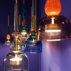 Handgemaakte Glazen Fluit Hanglamp Elegante Moderne Verlichting voor Thuis-Hanging Lamp-DeWoonVallei-DeWoonVallei