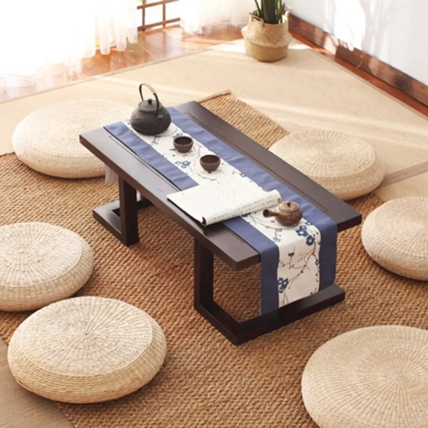 Handgemaakte Japanse Tatami Kussen Comfortabele Milieuvriendelijke Meditatie Zitplaats-Chair & Sofa Cushions-DeWoonVallei-DeWoonVallei