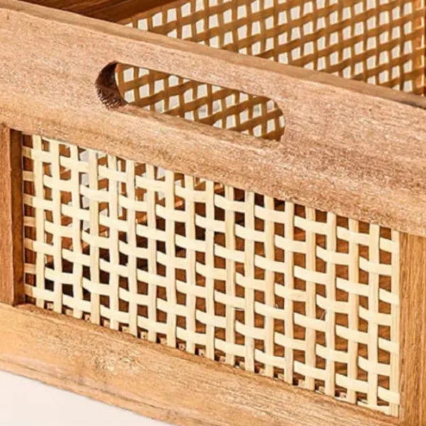 Handgemaakte Stroopslagdoos voor Elegante en Stijlvolle Natuurlijke Huisorganisatie-Storage Organization-DeWoonVallei-DeWoonVallei