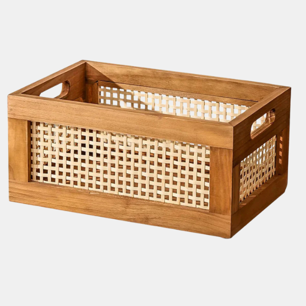 Handgemaakte Stroopslagdoos voor Elegante en Stijlvolle Natuurlijke Huisorganisatie-Storage Organization-DeWoonVallei-DeWoonVallei