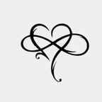 Handgesmede Wandsculptuur – Metalen Muurdecoratie met Infinity Hartontwerp-Home & Decor-DeWoonVallei-Zwart-20cm x 25cm-DeWoonVallei