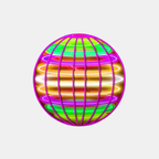 Handgestuurde LED Vliegende Bal Speelgoed Interactieve Hover Globe voor Kinderen-Flying Ball-DeWoonVallei-Paars-DeWoonVallei