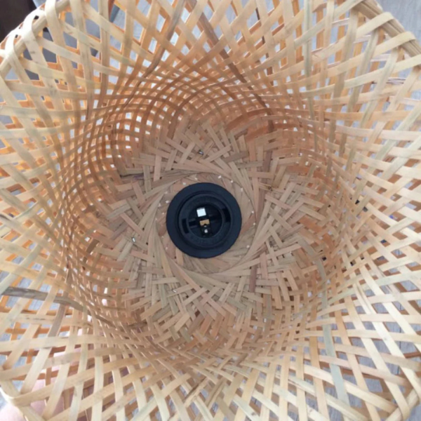 Handgevlochten Rattan Bamboe Plafondlamp Organische Stijl voor Gezellige Warme Sfeer-Ceiling Lamp-DeWoonVallei-DeWoonVallei