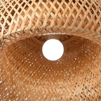 Handgevlochten Rattan Bamboe Plafondlamp Organische Stijl voor Gezellige Warme Sfeer-Ceiling Lamp-DeWoonVallei-DeWoonVallei