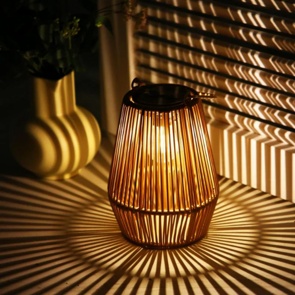 Handgeweven Solar Tuinlamp Waterdicht Buitenverlichting voor Gezellige Sfeer-Tuinlamp-DeWoonVallei-DeWoonVallei