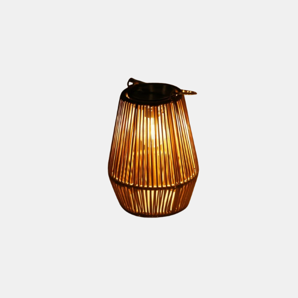 Handgeweven Solar Tuinlamp Waterdicht Buitenverlichting voor Gezellige Sfeer-Tuinlamp-DeWoonVallei-DeWoonVallei